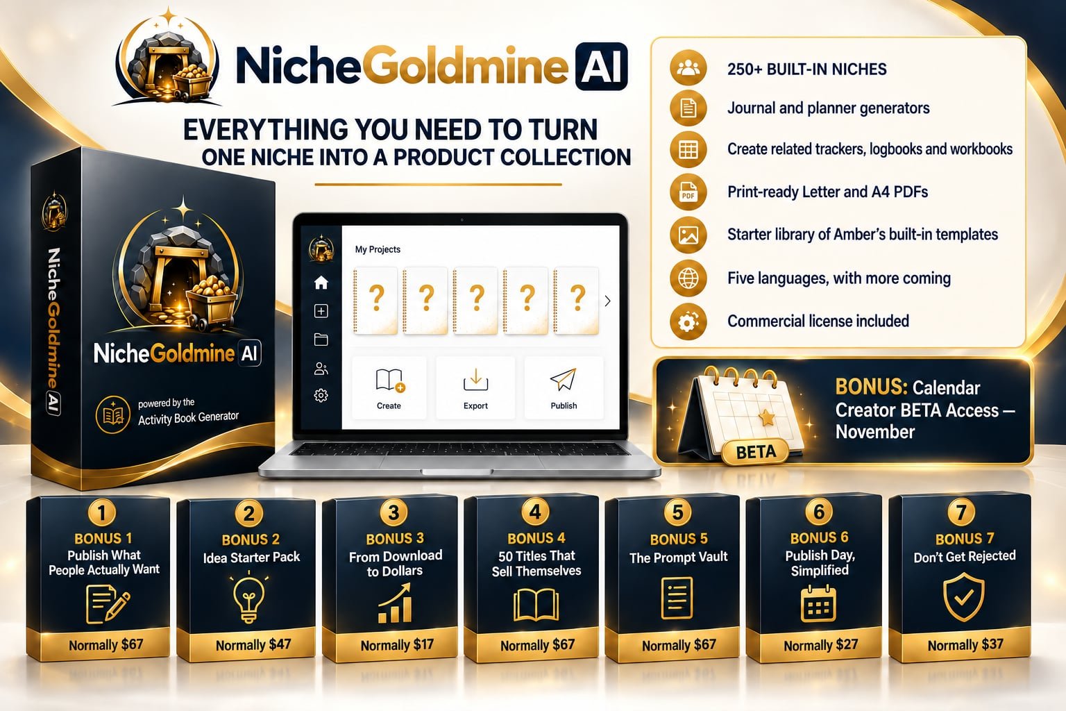 NicheGoldmine AI review 2026 - digital product creation software